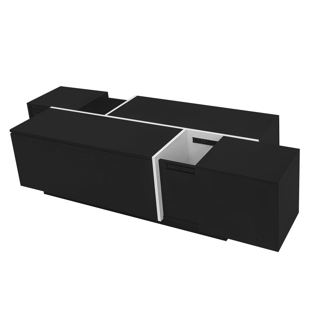 U-Can Extendable Coffee Table 47-72" with Storage Drawers