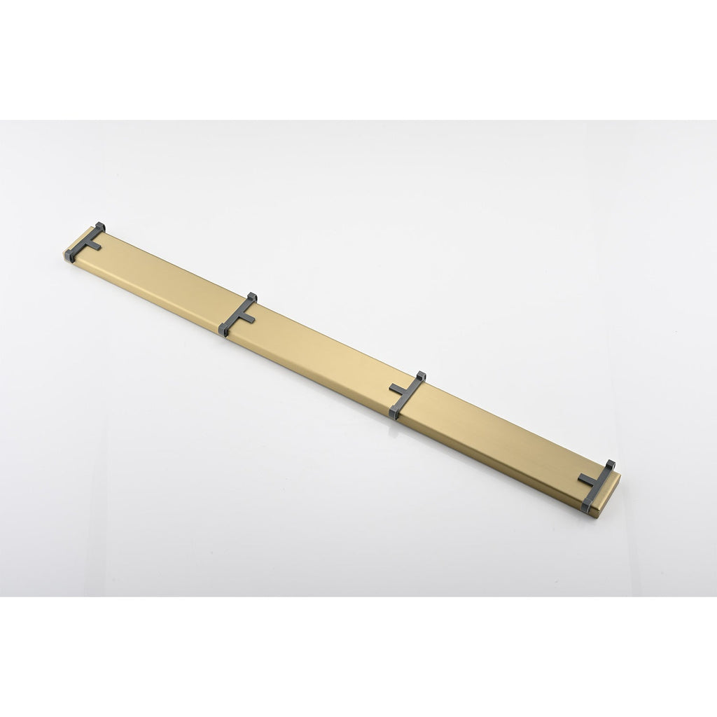 30" Linear Shower Drain with Hair Strainer and Leveling Feet
