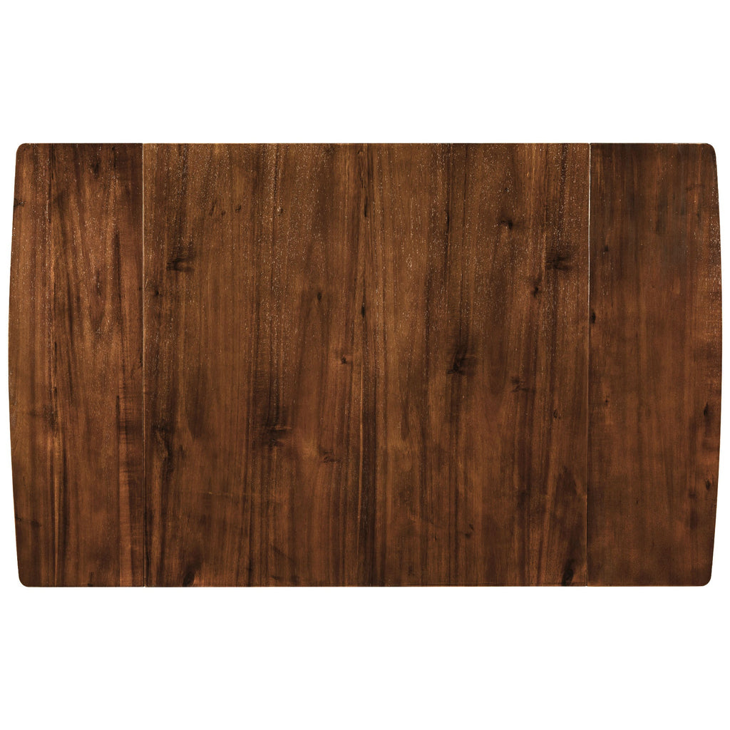 3-Piece Wood Drop Leaf Breakfast Nook Dining Table Set Walnut