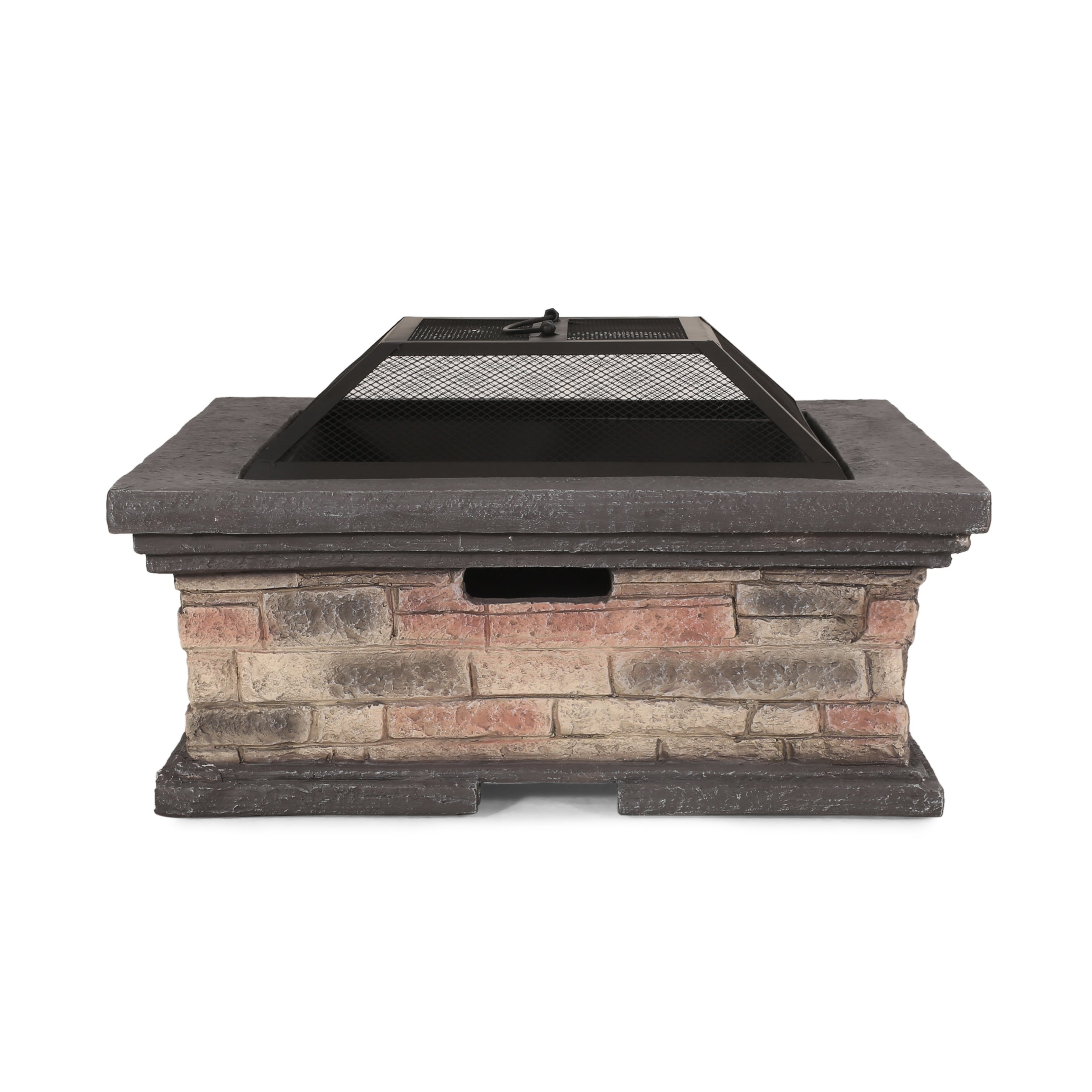 MGO 29" SQUARE WOOD BURNING FIRE PIT