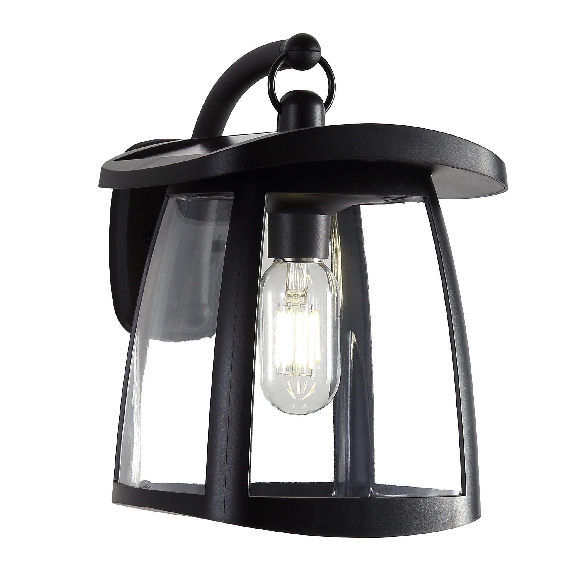 Solar Wall Lanterns IP54 Waterproof Outdoor Hanging Lights 4 Modes