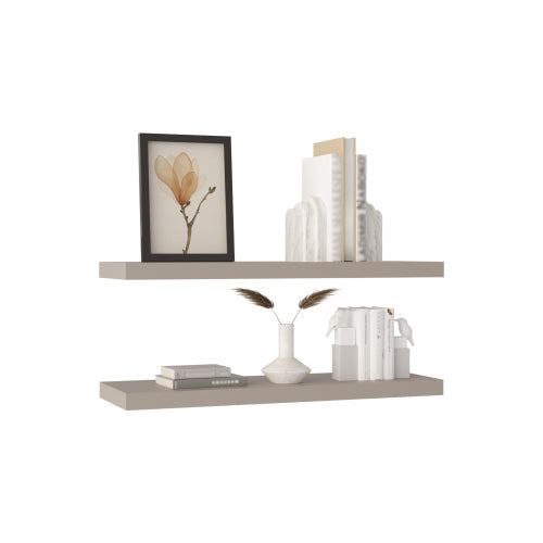 Floating Wall Shelves - Set of 2 - Matte Finish - 31.5" Wide