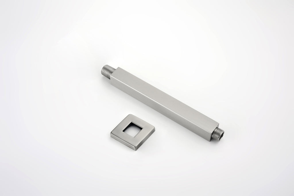 1/2 NPT Shower Arm with Flange, Ceiling Mounted Rain Head