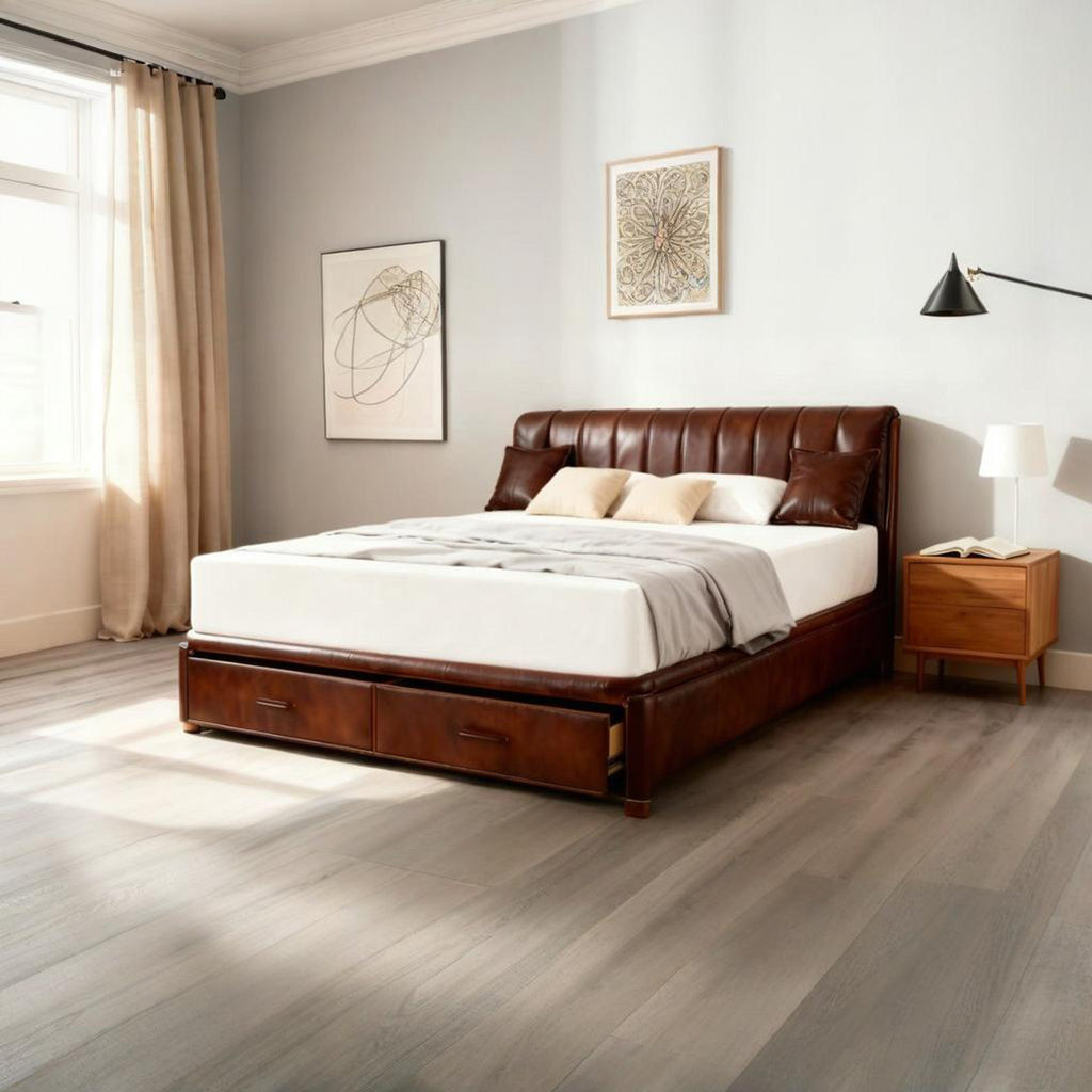 Queen Green Tea Memory Foam Mattress in Box, Fiberglass Free