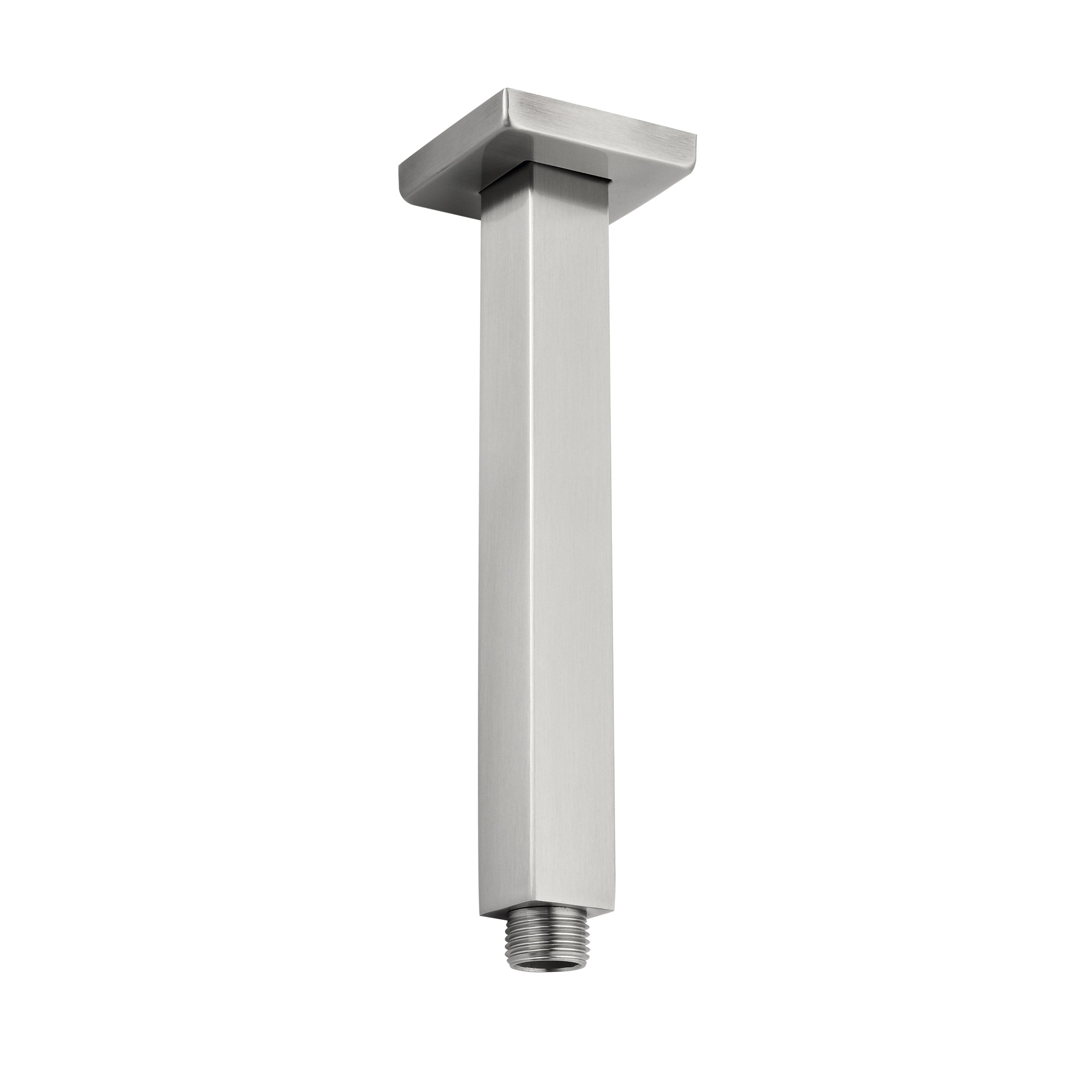 1/2 NPT Shower Arm with Flange, Ceiling Mounted Rain Head