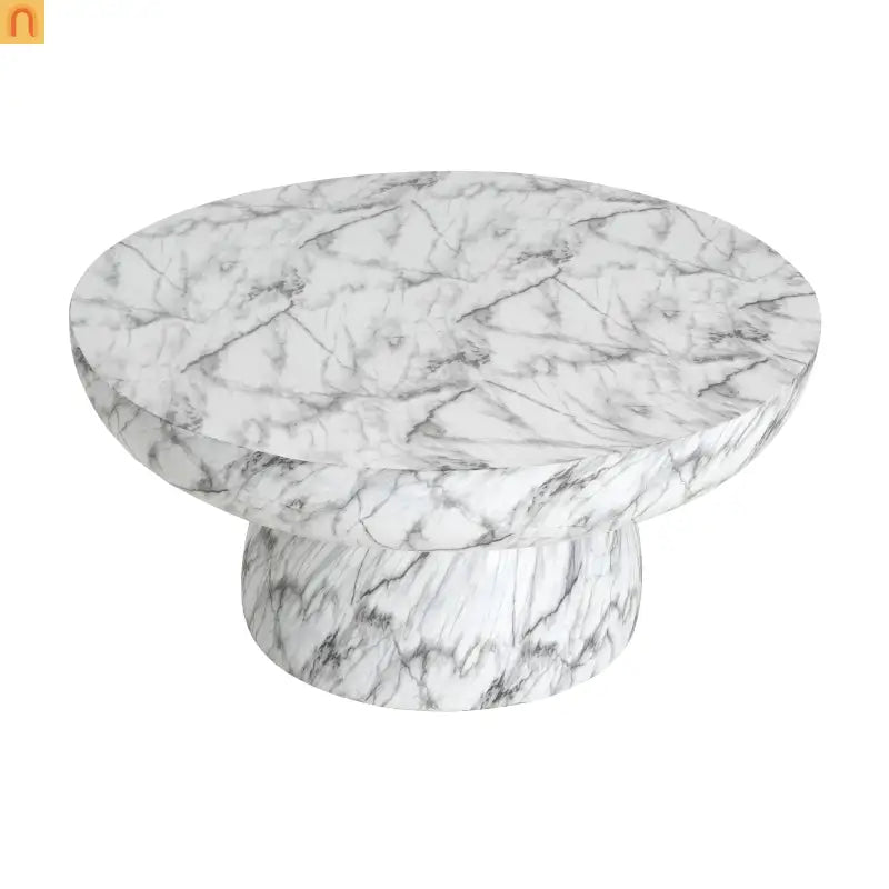 Outdoor Coffee Table Square MGO Faux Marble 27.5in