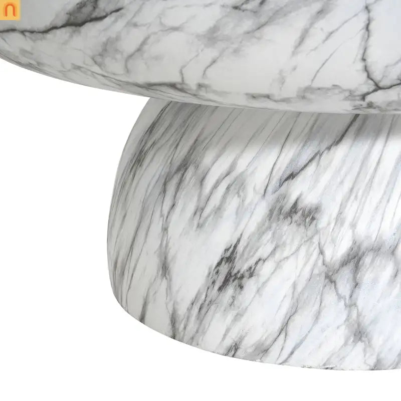 Outdoor Coffee Table Square MGO Faux Marble 27.5in