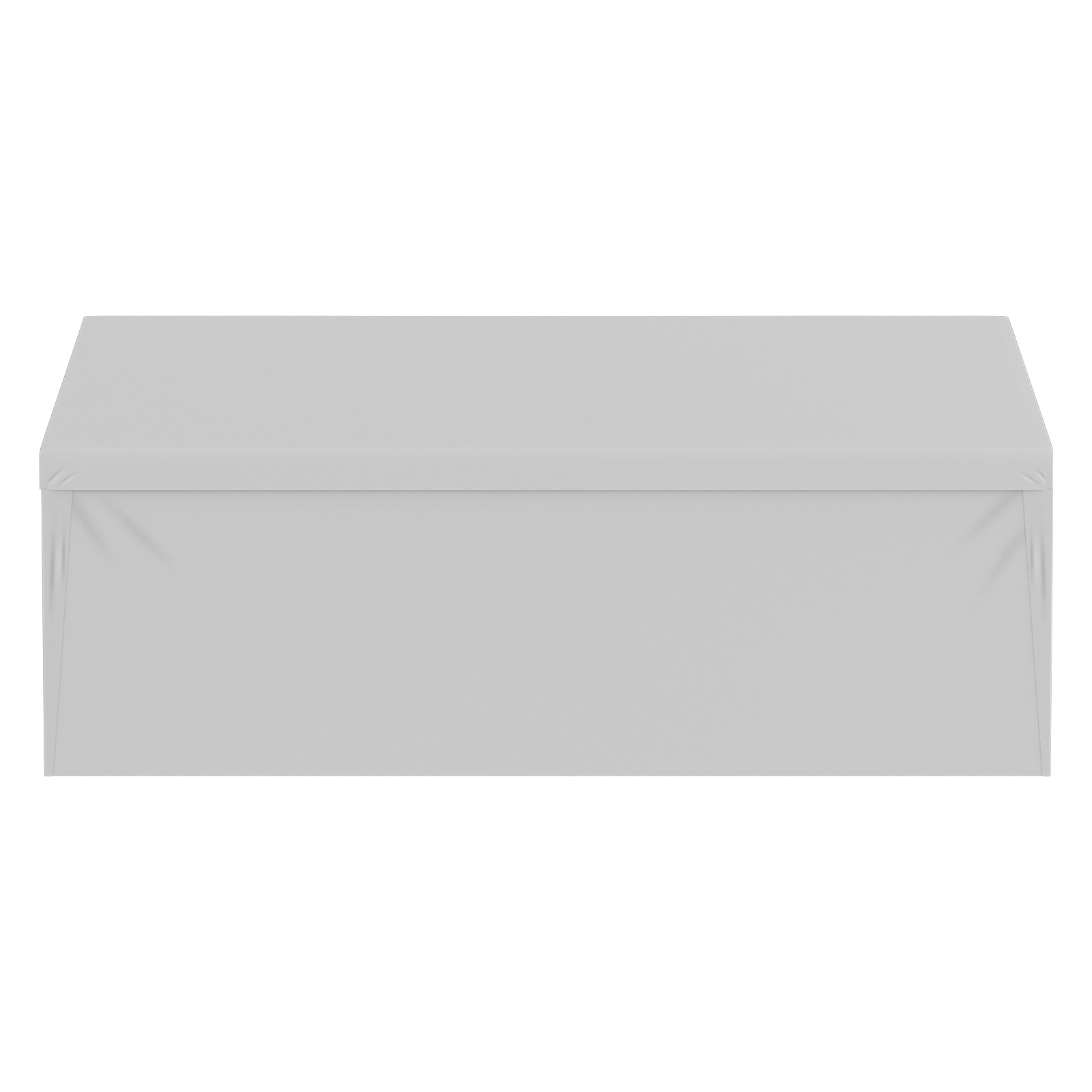 10 x 20 ft Carport Canopy Replacement Cover Top + Side Wall