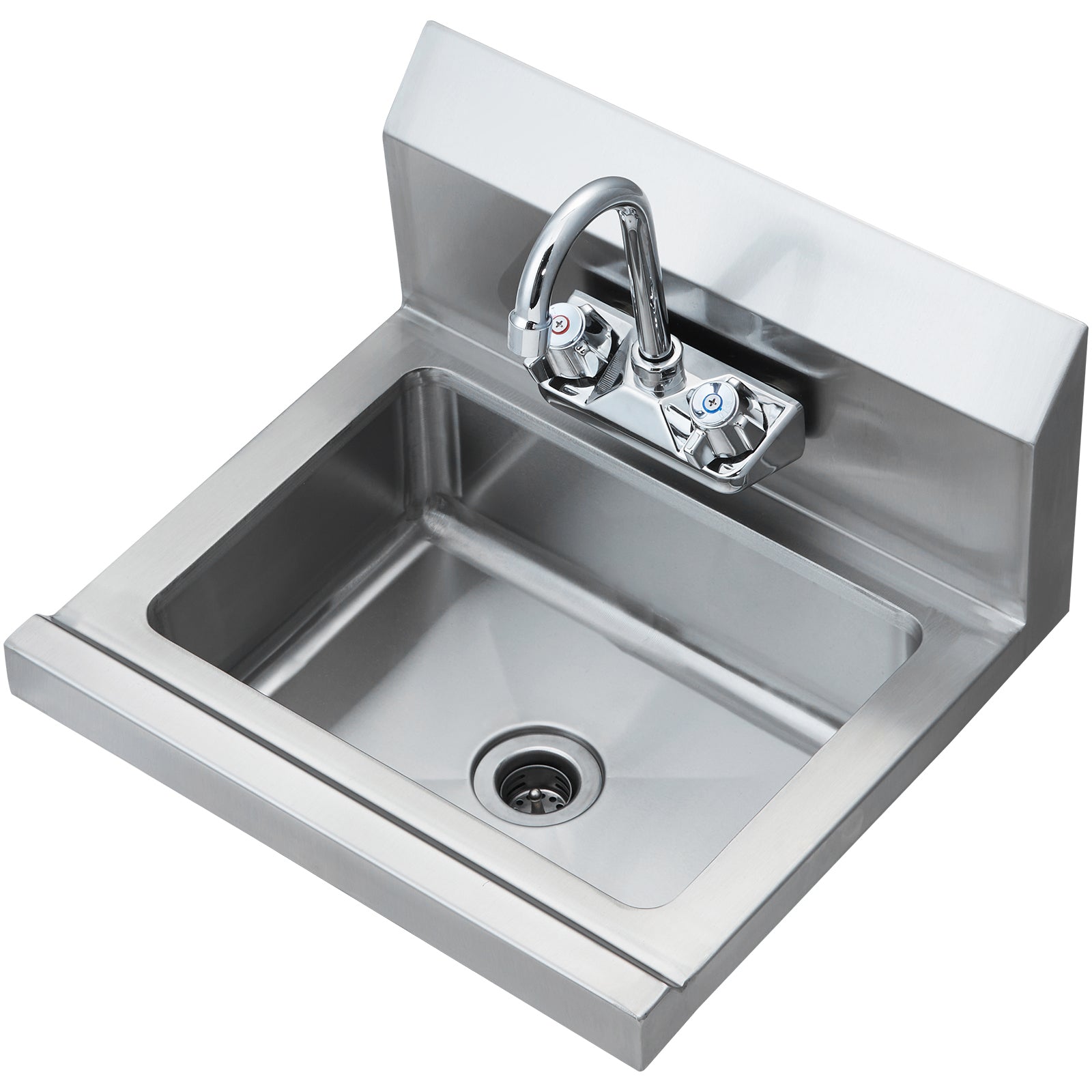 Stainless Steel Wall Mount Hand Sink 17 x 12.8