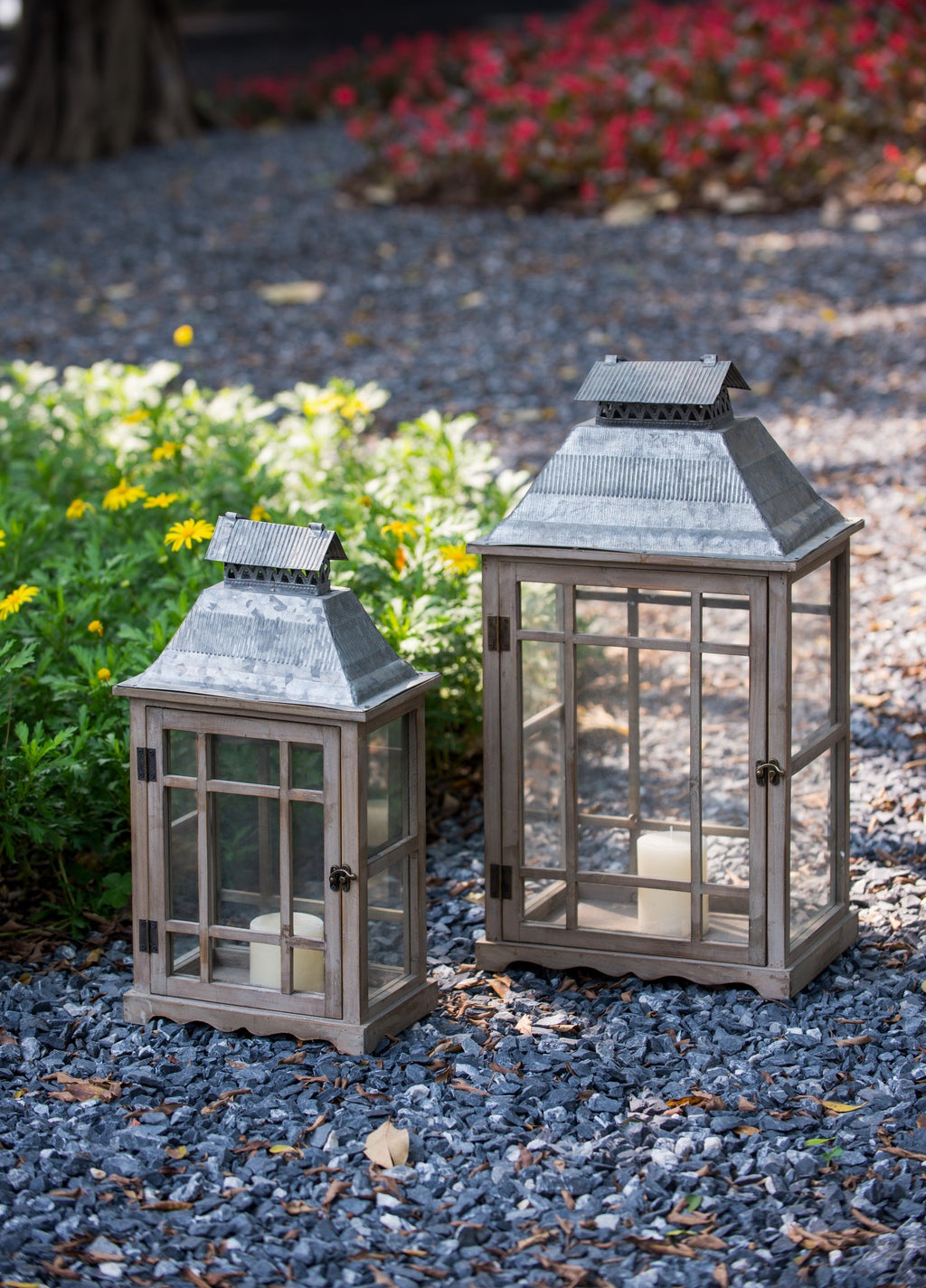 Classic Scape Lanterns Set of 2
