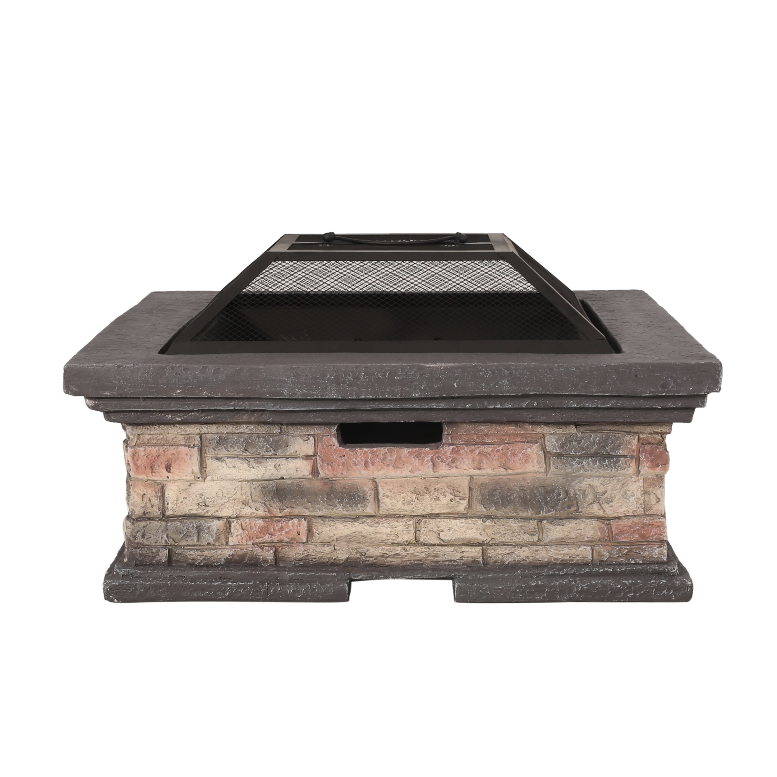 MGO 29" SQUARE WOOD BURNING FIRE PIT