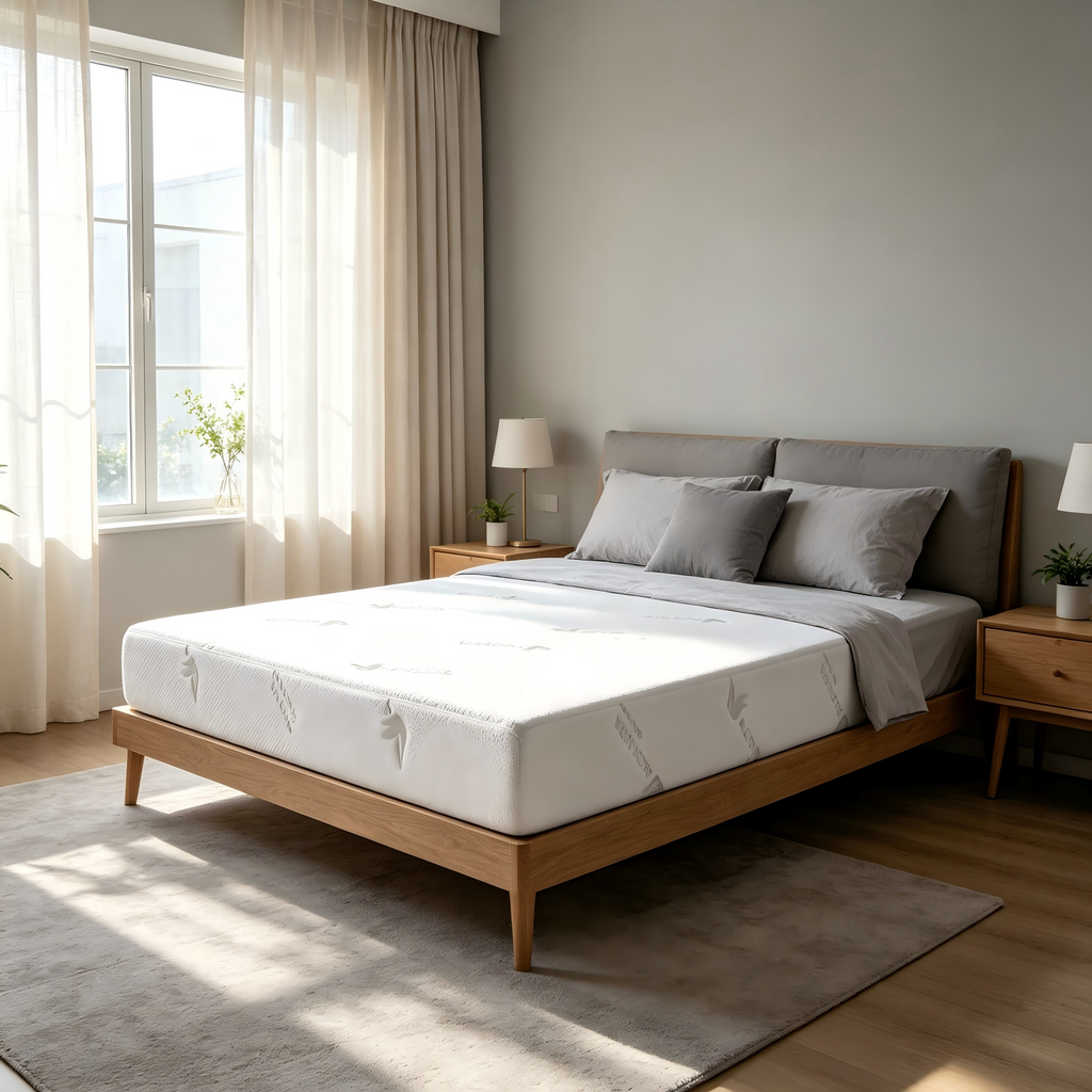 Queen Extra Firm Memory Foam Mattress with Cooling Aloe