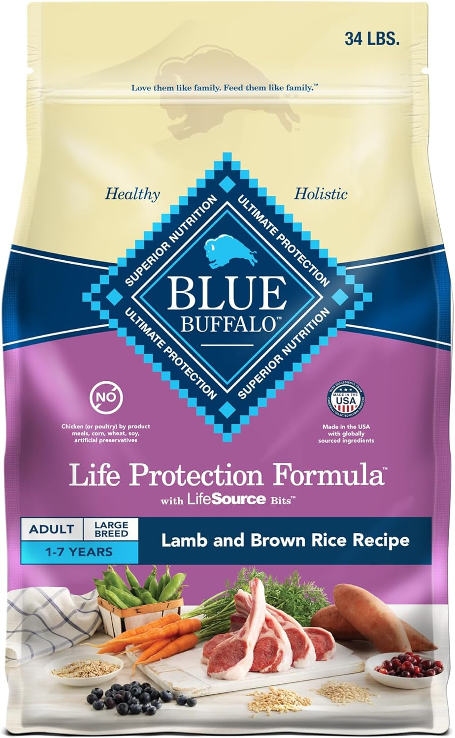 Blue Buffalo Life Protection Formula Large Breed Adult Dry Dog Food