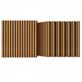 Walnut 3D Groove Acoustic Panels Sound-Absorbing 8 Pack