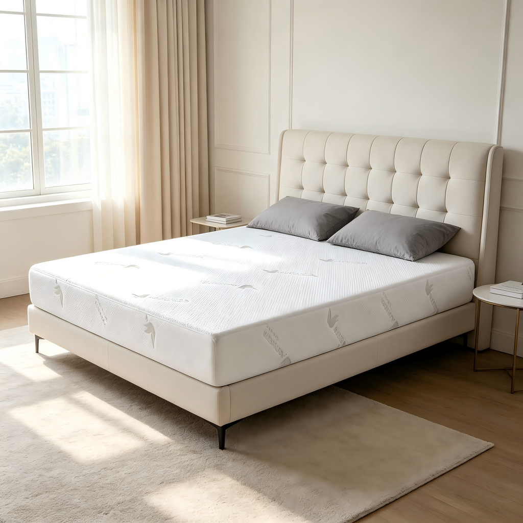 Queen Extra Firm Memory Foam Mattress with Cooling Aloe