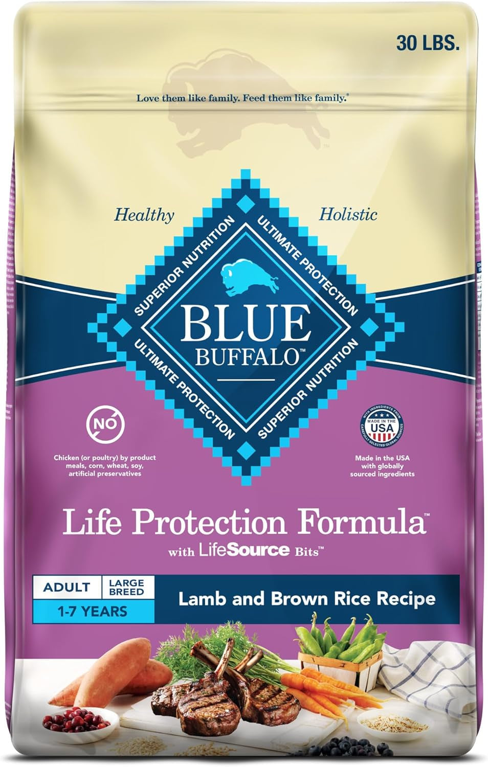 Blue Buffalo Life Protection Formula Large Breed Adult Dry Dog Food