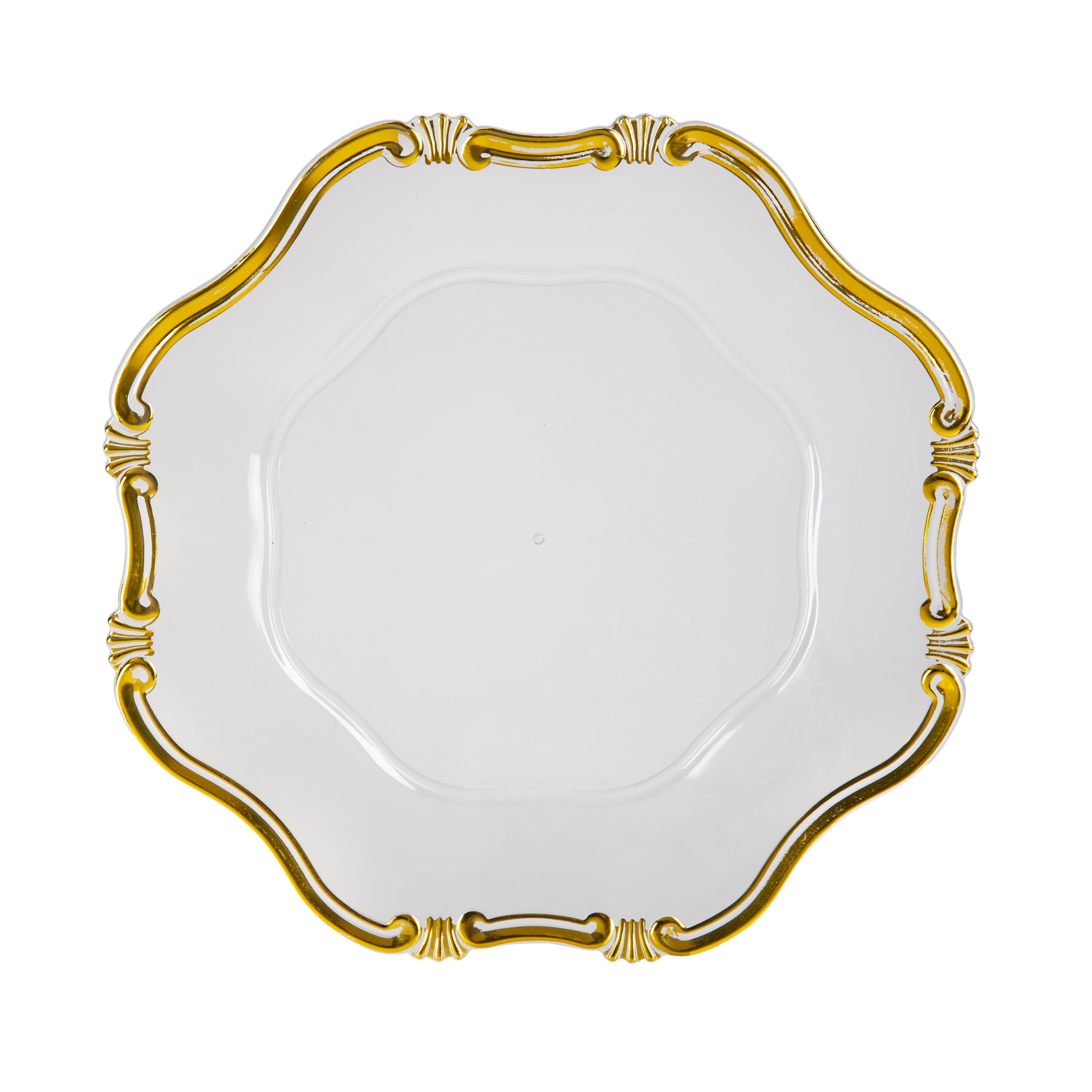 13" Plastic Charger Plate, 8 Pack