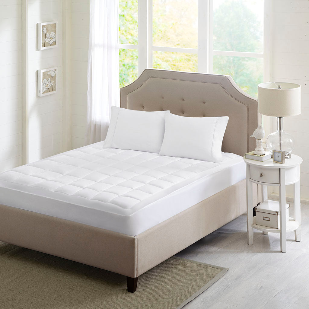 Mattress Pad - Quilted - 3M Microfiber - White