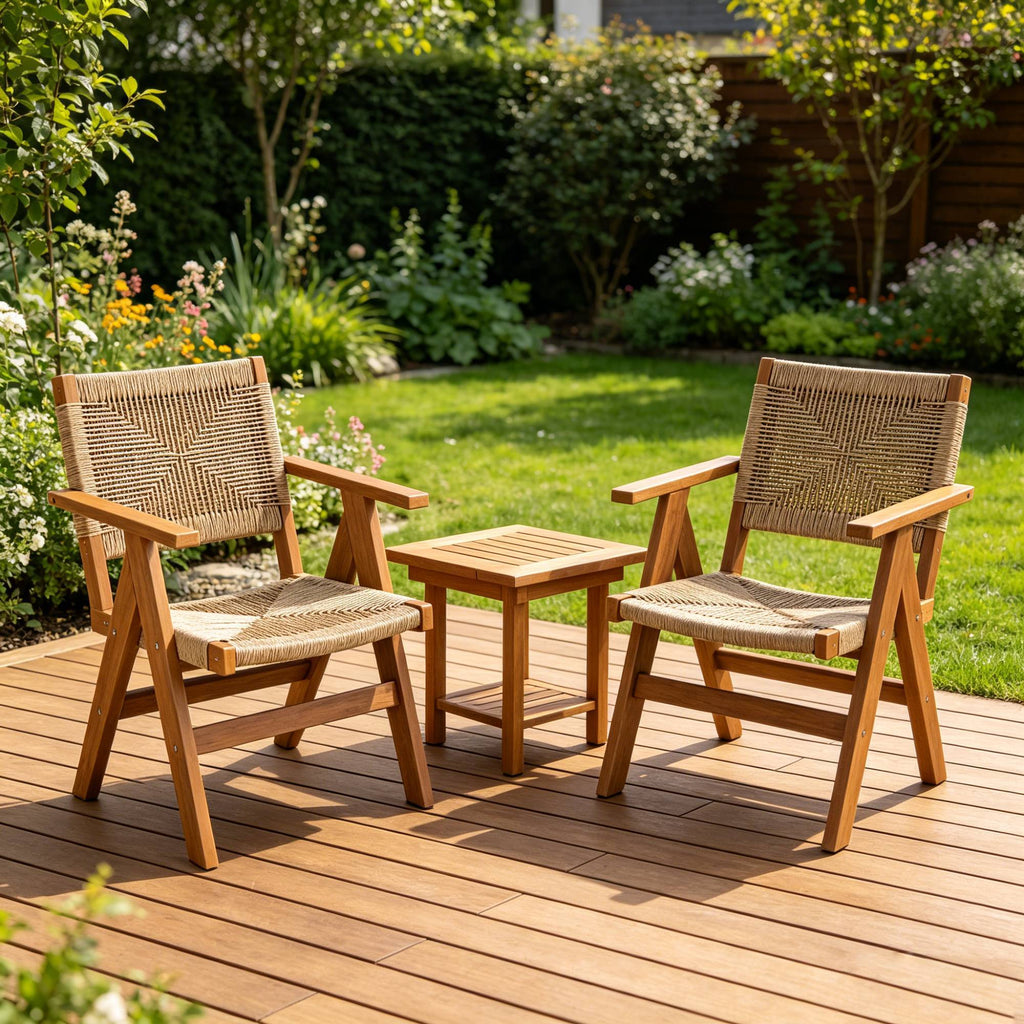 2 Piece HIPS Outdoor Dining Chair Set