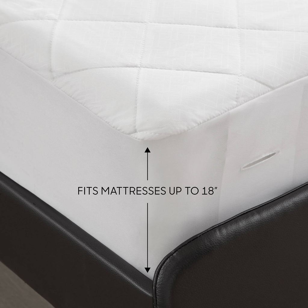 1 PCS Full Heated Mattress Pad White