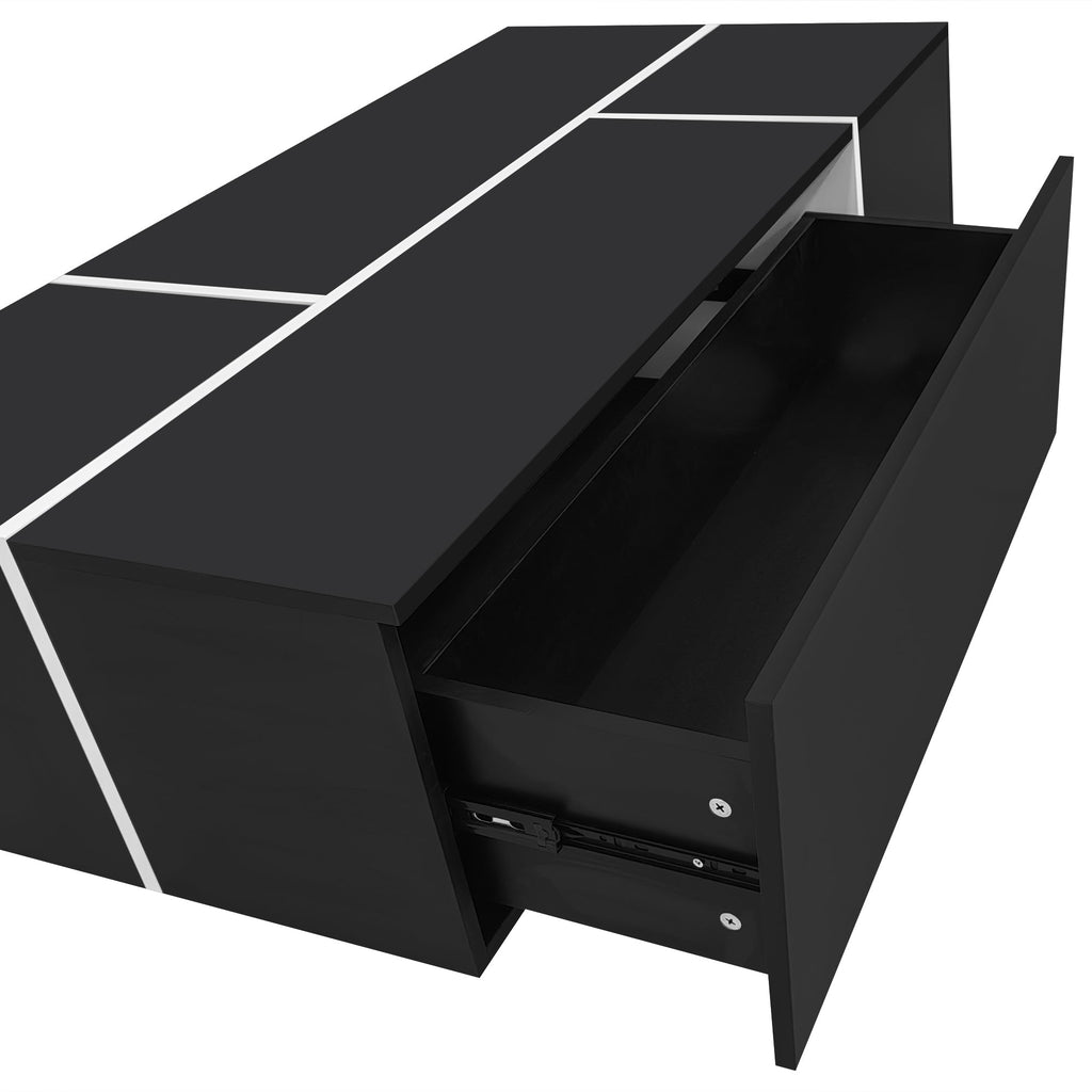 U-Can Extendable Coffee Table 47-72" with Storage Drawers