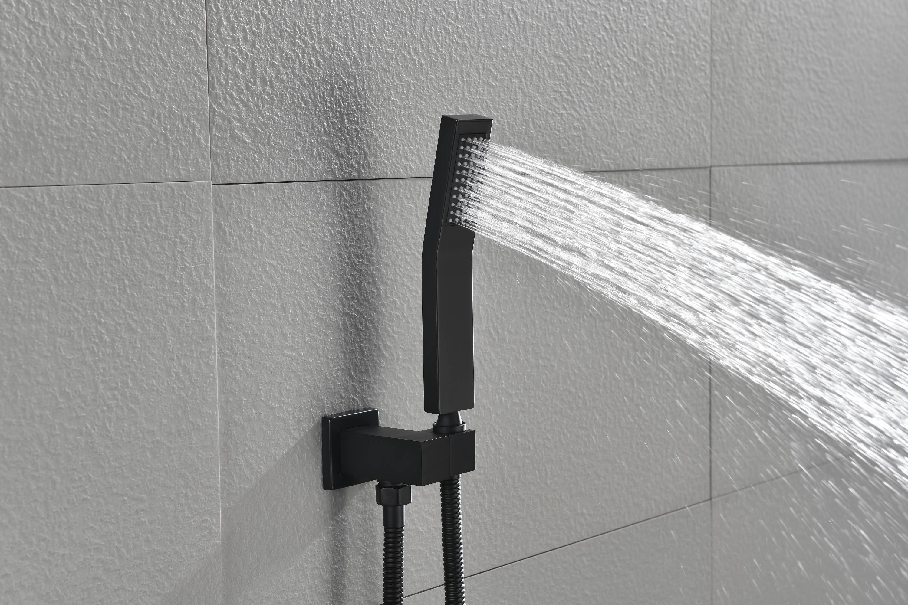 Handheld Shower Head with 59" Hose and Bracket