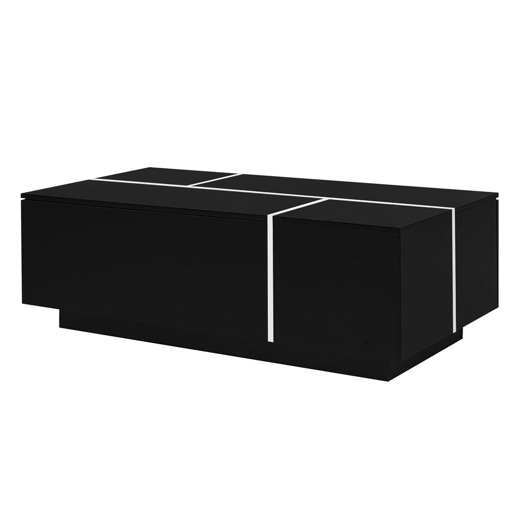 U-Can Extendable Coffee Table 47-72" with Storage Drawers