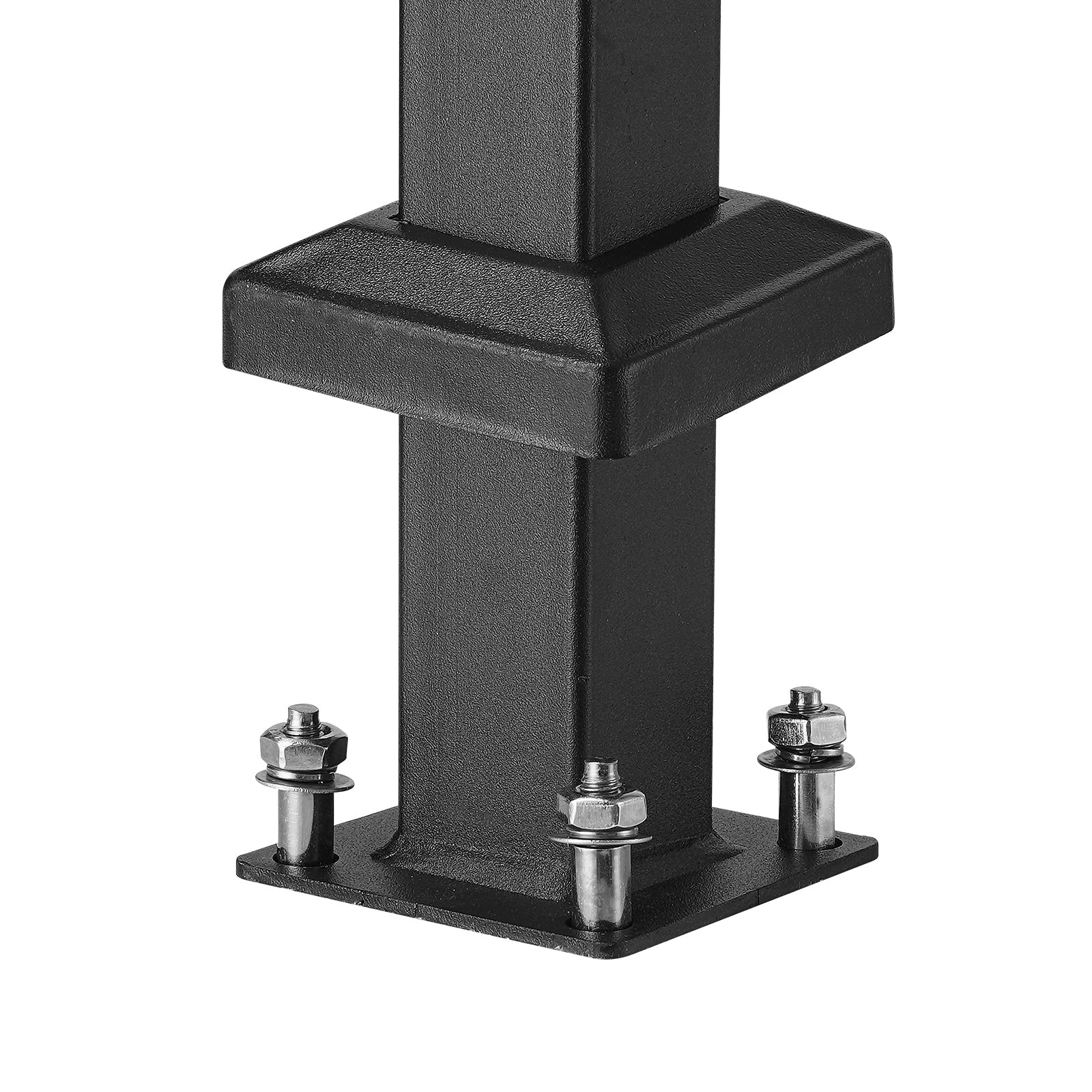 1-2 Step Handrail for Outdoor Porch Deck Seniors Black Arch