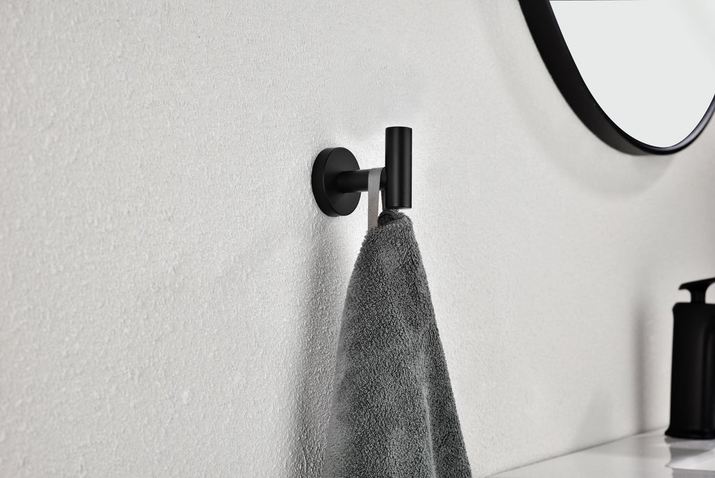 Stainless Steel Wall-Mounted Towel Hooks 2-Pack Bathroom