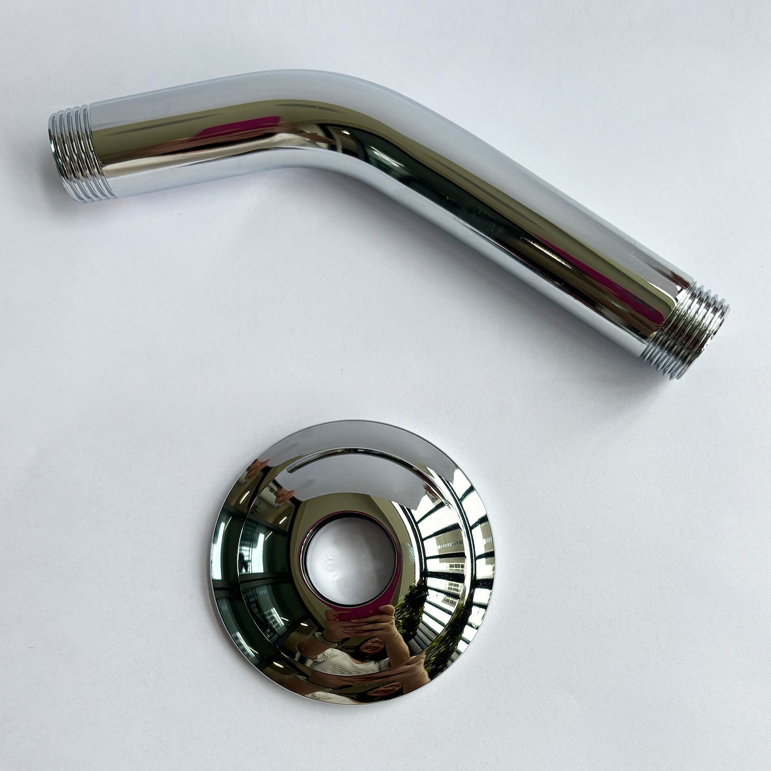 1/2 NPT Shower Arm Wall Mount Rain Head Extension