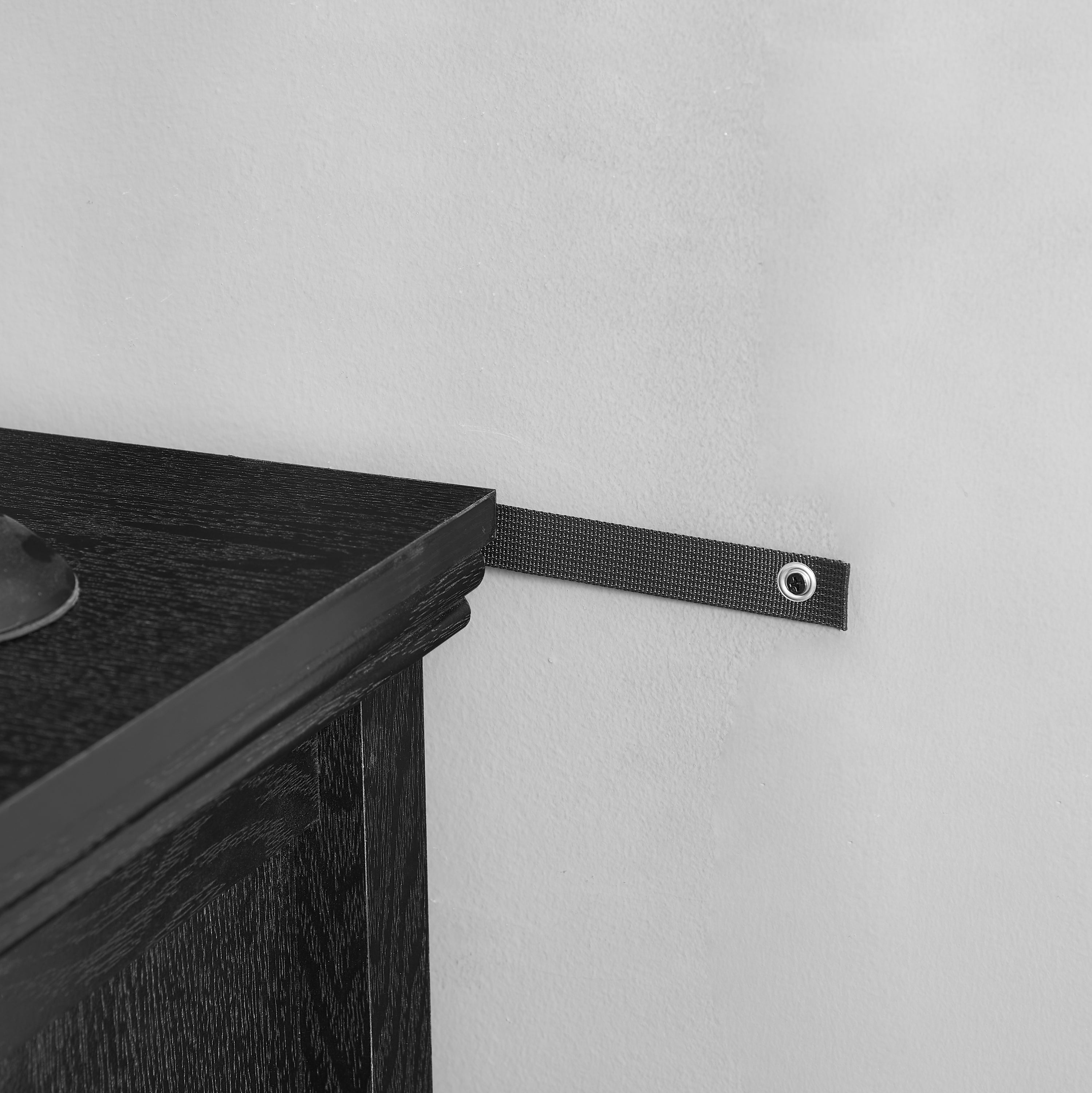 Black 5 Drawer Dresser Chest Cabinet Storage Organizer