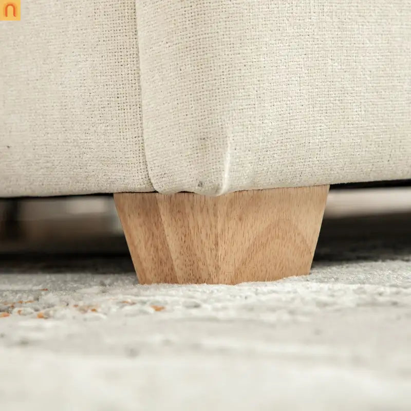 Storage Bench Tufted Chenille Beige Flip Top 60" 300 LB
