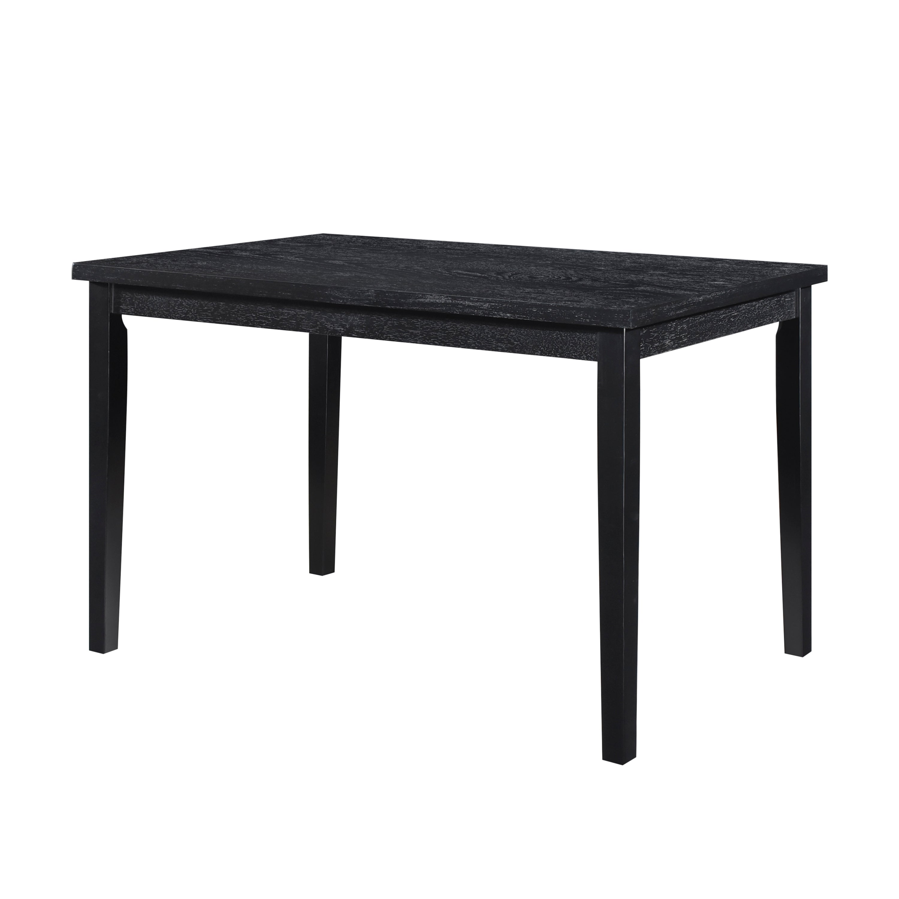 Black Modern Wooden Dining Table Casual Style