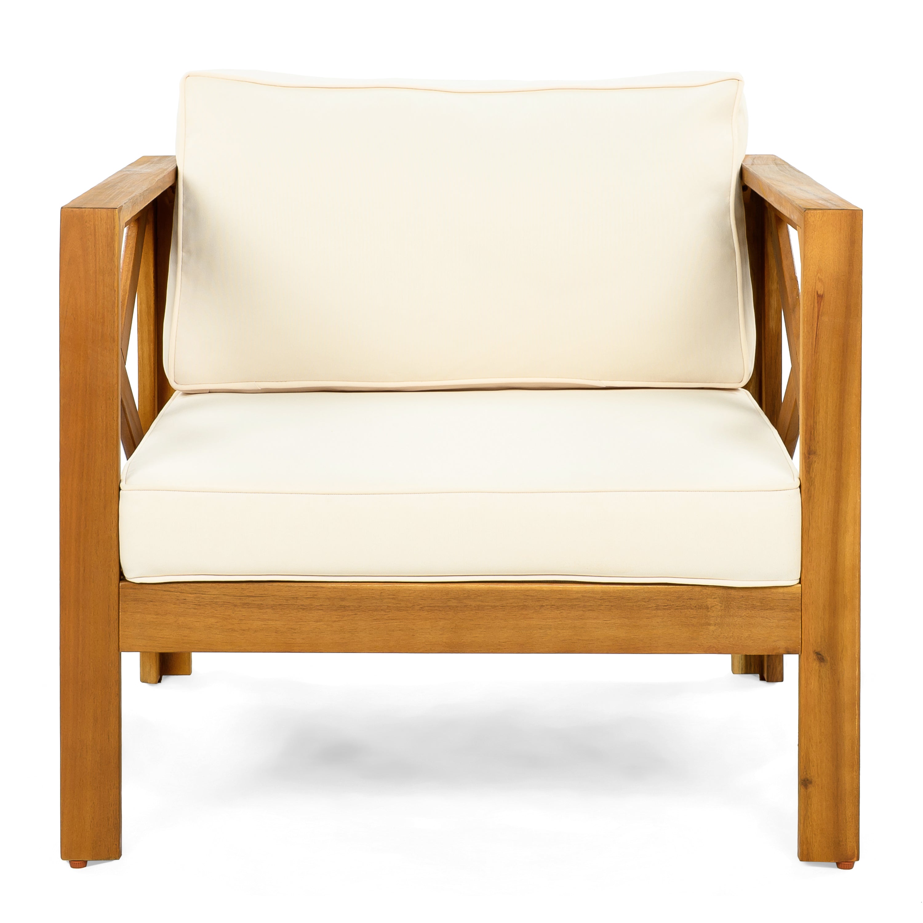 3 Piece Outdoor Conversation Set Acacia Wood Teak