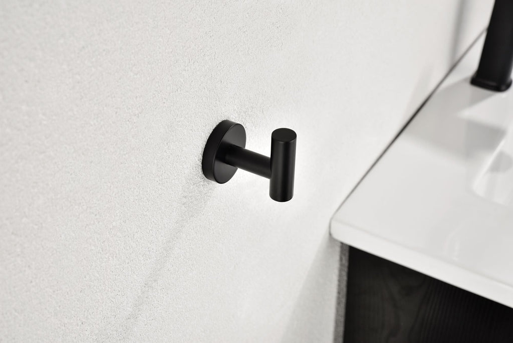 Stainless Steel Wall-Mounted Towel Hooks 2-Pack Bathroom