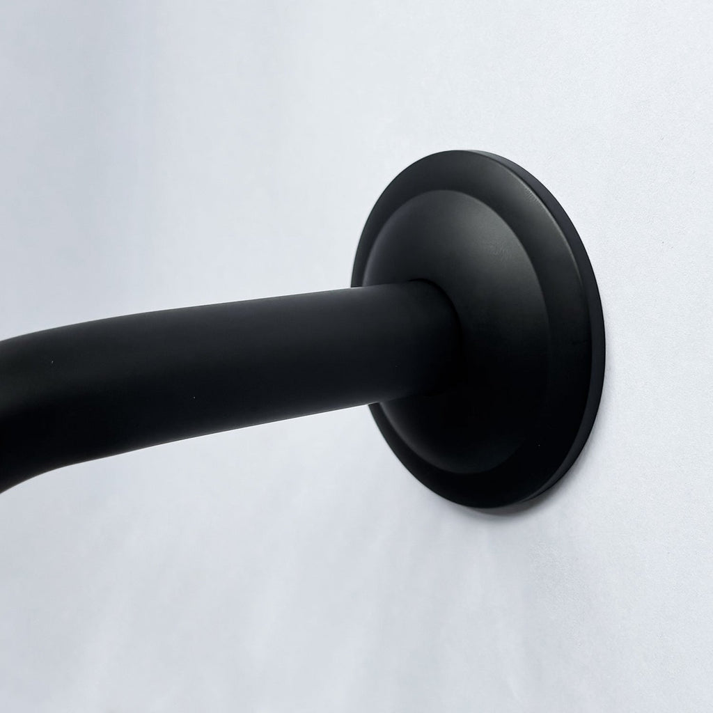 1/2 NPT Shower Arm with Flange - Wall Mount Rain Head Extension