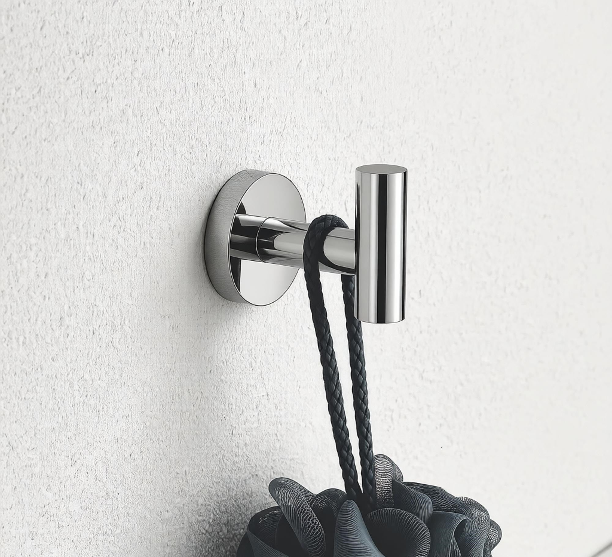 6 Piece Wall Mount Bathroom Towel Rack Set