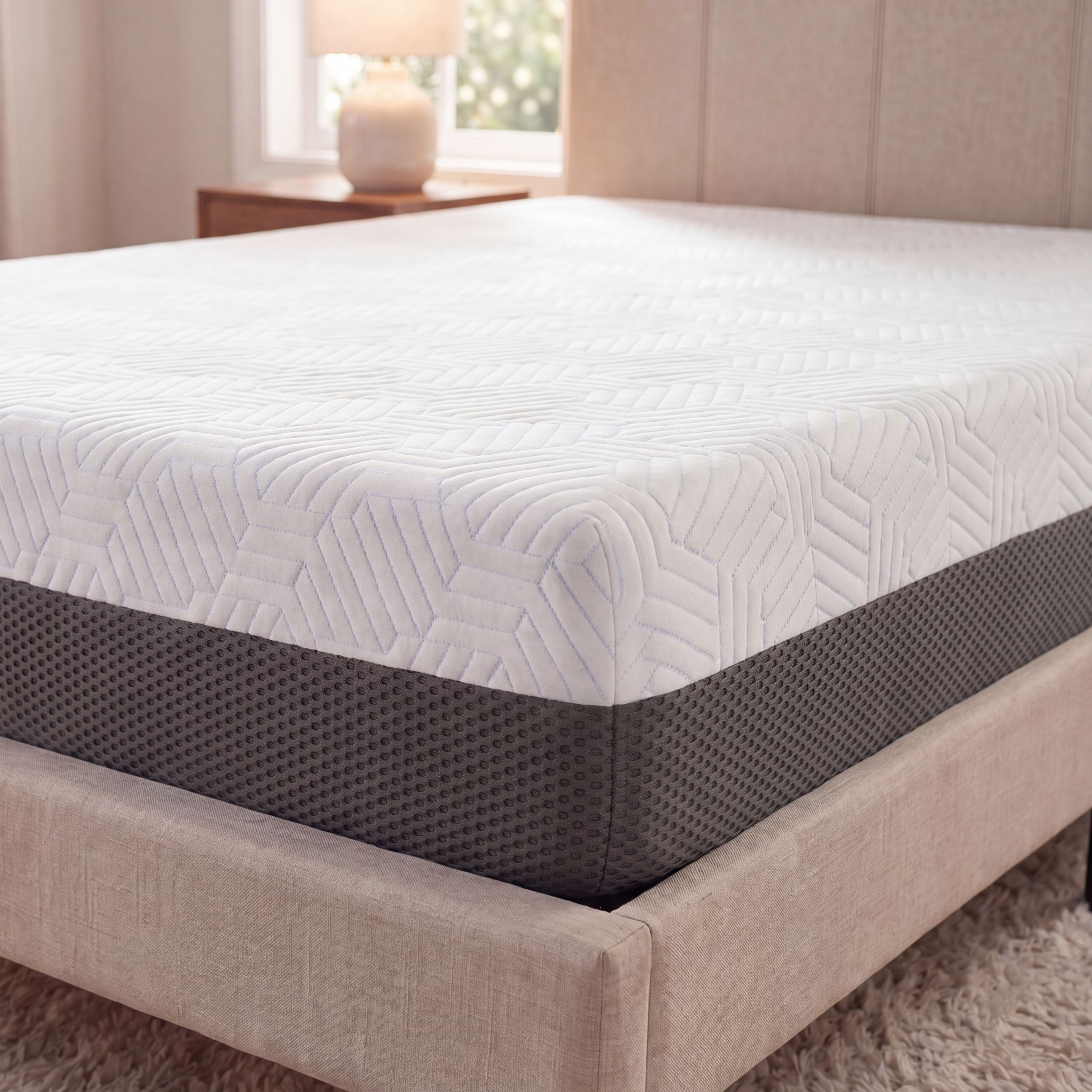 8 Inch Gel Memory Foam Mattress with Temperature Regulating Cover